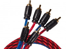 Межблочный кабель Kicx Headshot RCA-24-050-SS 0.5м - 1