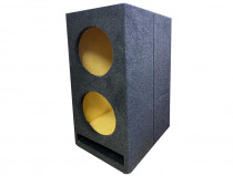 Корпус сабвуфра 10"x2 (люкс) щелевой порт (К.77) - 2