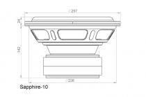 Сабвуферный динамик PRIDE SAPPHIRE 10 (D1.8) - 4